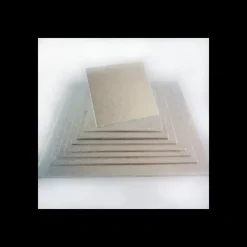 Présentoirs Pour Gâteaux*FUNCAKES Support Gâteau Carré 12,5 x 0,4 cm Argenté