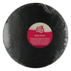 Présentoirs Pour Gâteaux*FUNCAKES Support Gâteau Rond Ø25 x 1,2 cm Noir