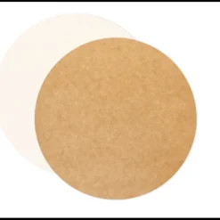 Présentoirs Pour Gâteaux*SCRAPCOOKING Supports à Gâteaux Kraft et Blanc Rond 24 cm (x5)