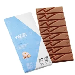 Chocolats À Offrir|Confiserie*WEISS Tablette de Chocolat au Lait Gianduja 35% 90 g