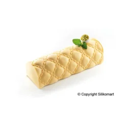 Moule Silicone*SILIKOMART Tapis Décor Bûche Matelassé Silicone Professional