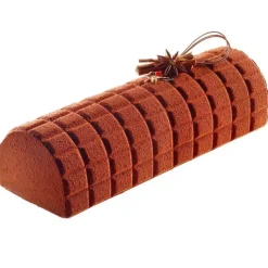 Moule Silicone*SILIKOMART Tapis Décor Bûche Tablette de Chocolat Professional