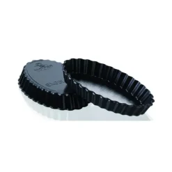 Moule Anti-adhésif|Moules À Gâteaux*MATFER Tartelette ovale (Oblongue) Cannelée Exoglass® - Moule anti-adhésif