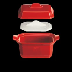 Terrines*EMILE HENRY Terrine à Foie Gras avec Presse 1,2 L Grand Cru