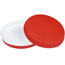 Moules À Gâteaux|Moules En Papier*CUISINEADDICT Tourtière cannelée en Carton Optima Ø 17 cm H 2 cm