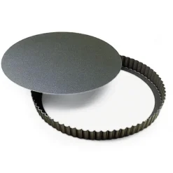 Moule Anti-adhésif|Moules À Gâteaux*GOBEL Tourtière Cannelée Fond Mobile 20 cm