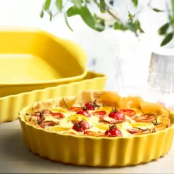 Plat De Cuisson|Moules À Gâteaux*EMILE HENRY Tourtière Haute en Céramique Ø 28 cm Provence