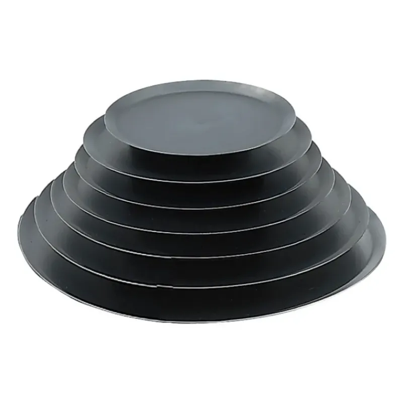 Moules À Gâteaux*DE BUYER Tourtière Ronde Ø 36 cm Tôle Bleuie