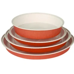 Moules À Gâteaux|Moules En Papier*CUISINEADDICT Tourtière Unie en Carton 25 cm x H 2,3 cm Optima (x50)