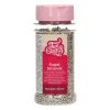 Décoration Comestible*FUNCAKES Vermicelles Argent Métallique 80g