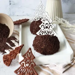 Décoration Comestible*SCRAPCOOKING Vermicelles Chocolat Noir en Sucre 70 g