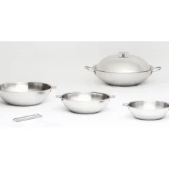 Woks*CRISTEL Wok Casteline Ø 28 cm Manche Amovible Inox