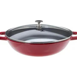 Woks*STAUB Wok en Fonte 30 cm Rouge