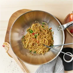 Woks*DE BUYER Wok Inox Ø 28 cm Alchimy